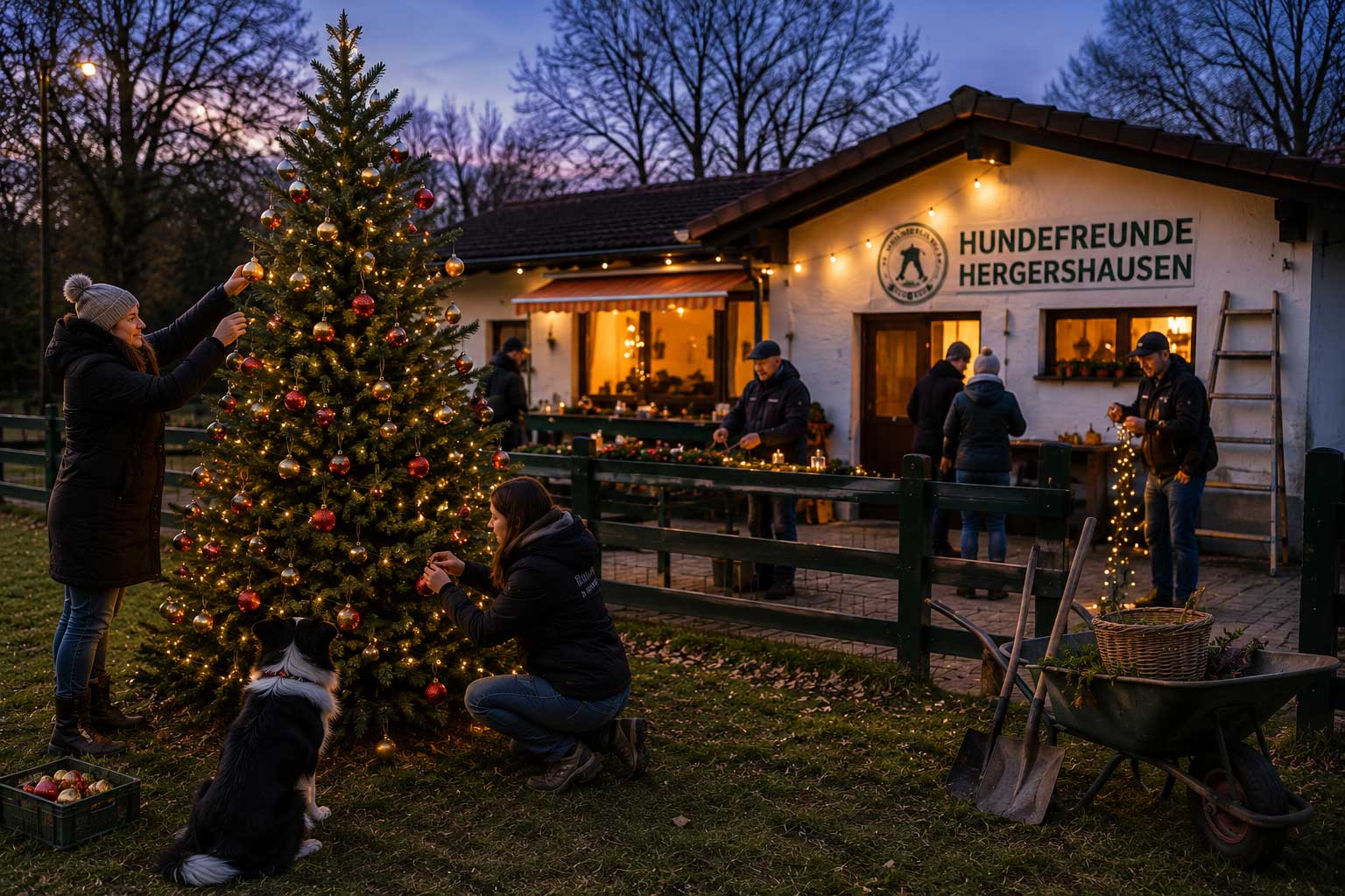 Christbaumschmücken